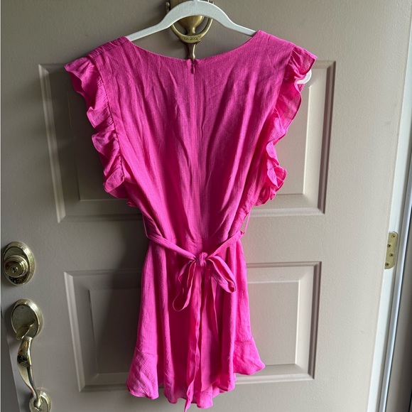Pink Ruffled Romper - Picture 2 of 2